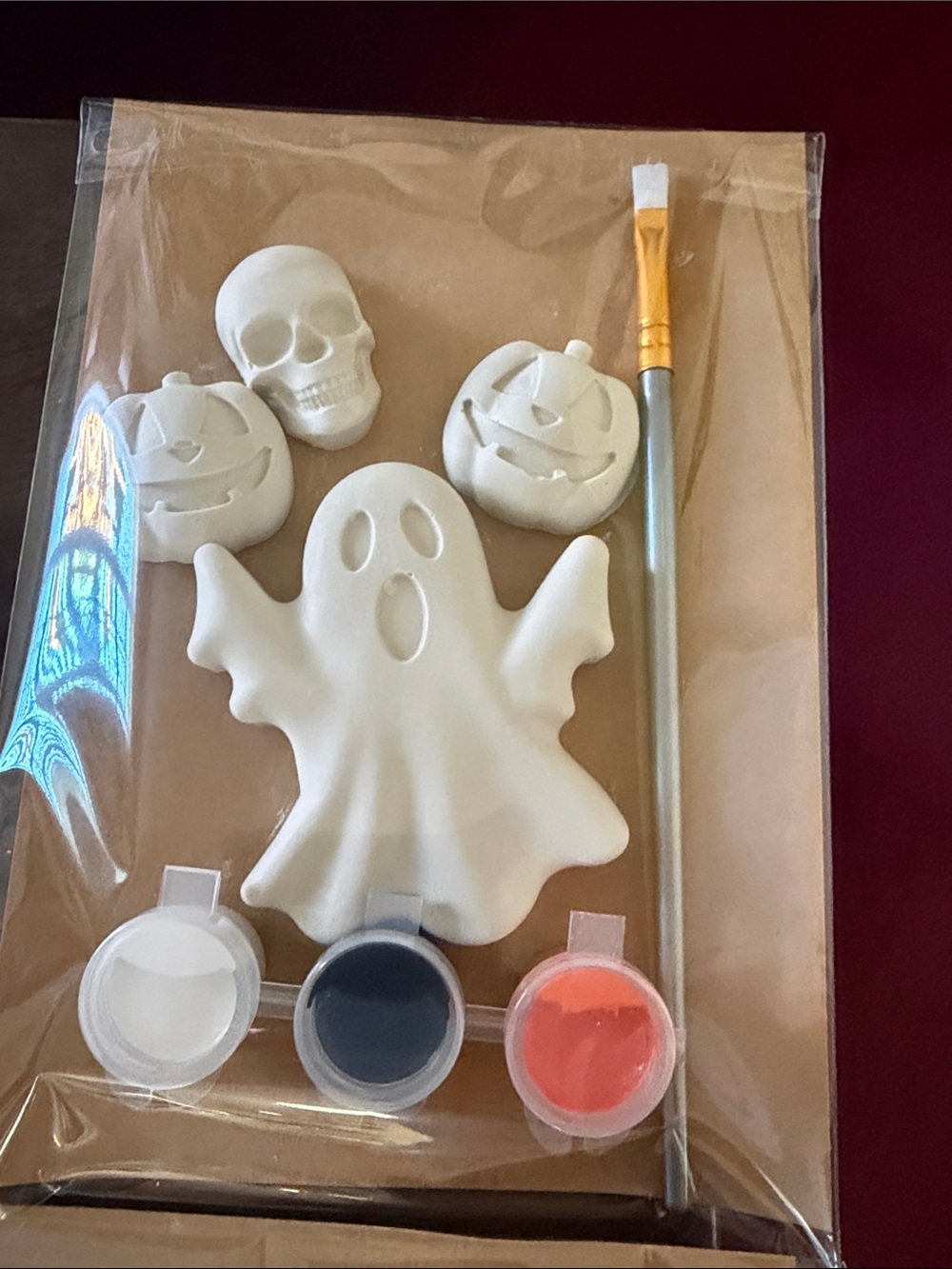 Halloween Paint Kit with Ghost & Pumpkins JJ’S CRAFTS 🎨